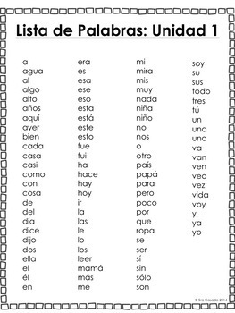 Spanish Sight Word Worksheet (bundle) by Sra Casado Spanish and Math