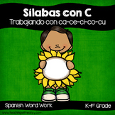 Spanish: Sílabas con C