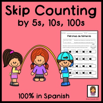 Preview of Spanish Skip Count within 1000