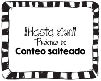 Preview of Spanish Skip Counting Task Cards (Conteo Salteado)