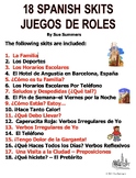 Spanish Skits Bundle of 18 Dialogues / Spanish Speaking Ac