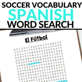 Spanish Sports Unit Soccer Fútbol Vocabulary Lists, Word S