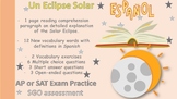 Spanish Solar Eclipse Activities