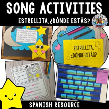 Preview of Spanish Song Activities - Estrellita ¿Dónde estás?