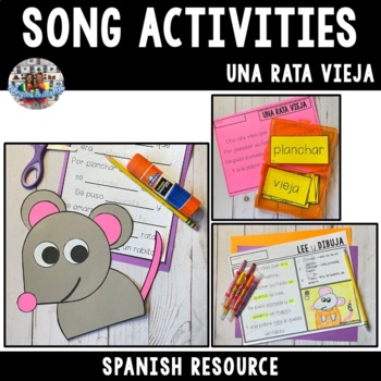 Preview of Spanish Song Activities - Una rata vieja