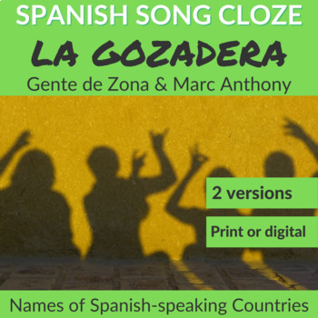 Preview of Spanish Song: La Gozadera by Gente de Zona ft Marc Anthony