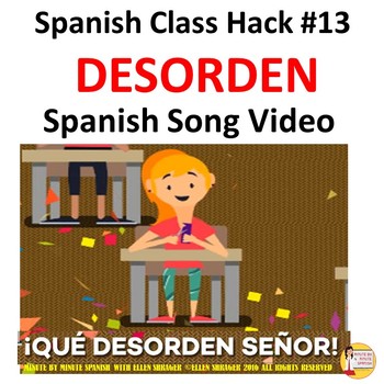Preview of 013 Spanish Class Hack: Music Video "Desorden" Improves Management, Routines!