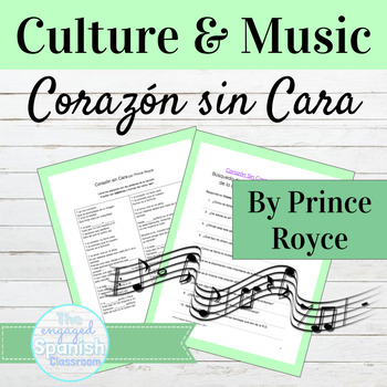 Preview of Spanish Ser and Adjectives Grammar and Culture through Music