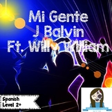 Spanish Song of the Week: Mi Gente J Balvin ft. Willy William