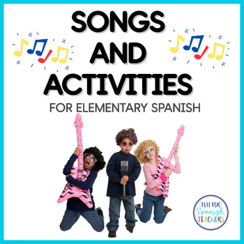 Preview of Spanish Songs and Activities - Bundle