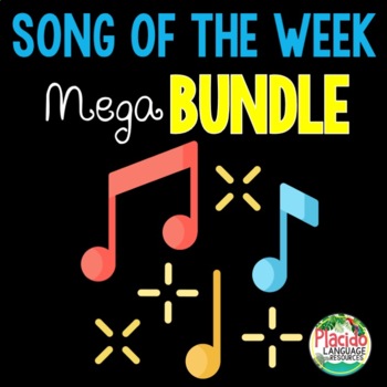 Preview of Spanish Song of the Week MEGA Bundle