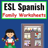 Spanish Speakers ESL Beginner Worksheets: Family vocabular