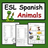 Spanish to English Worksheets ESL Newcomer Activities: ESL