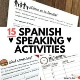 15 Spanish Speaking Activities Bundle - Find Someone Who B