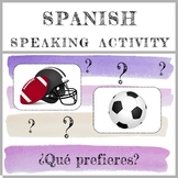 Spanish Speaking Activity - Los Deportes - Distance Learning
