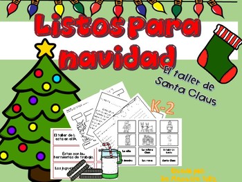 Preview of Spanish Speaking: Christmas Literacy Activities  /Listos para Navidad