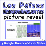 Spanish Speaking Countries - 3 Picture Reveal G Sheets -  
