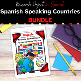 Spanish Speaking Countries Research BUNDLE in Spanish