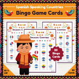 Spanish Speaking Countries Bingo Game Cards : Hispanic Her