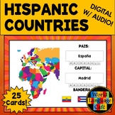 SPANISH SPEAKING COUNTRIES BOOM CARDS ⭐ Spanish Boom Cards