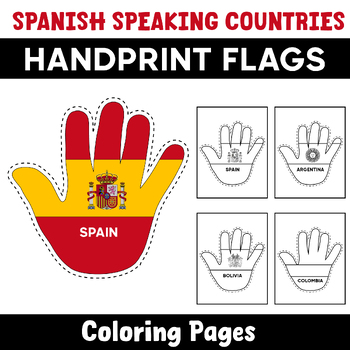 Preview of Spanish Speaking Countries Coloring Pages | Hispanic Heritage Month Activities