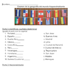 Spanish Speaking Countries Exam- all in Spanish!