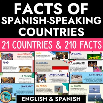 Preview of Spanish Speaking Countries Facts Bundle