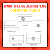 Spanish Speaking Countries Flags Coloring Pages | Hispanic