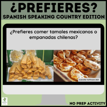 Preview of Spanish Speaking Countries Game | This or That | Culture