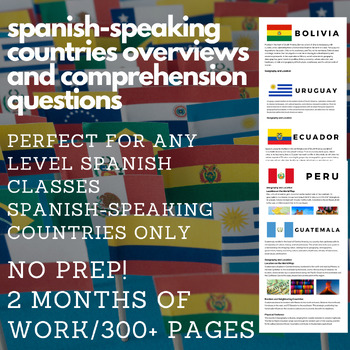 Preview of Spanish-Speaking Countries MEGA-Bundle