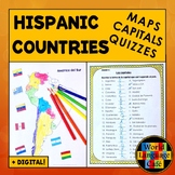 SPANISH SPEAKING COUNTRIES MAPS ⭐ Quizzes ⭐ Nationalities 