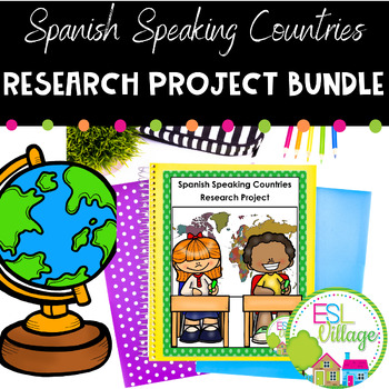Preview of Spanish Speaking Countries Research Project BUNDLE