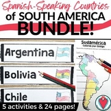 Spanish Speaking Countries, Capitals of South America - Bu
