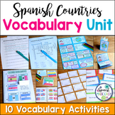 Spanish Countries and Capitals Vocabulary Bundle