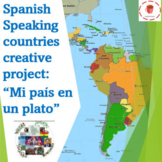 Spanish Speaking Countries creative project: Mi pais en un  plato