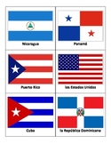 Spanish Speaking Country Flag Flash Cards