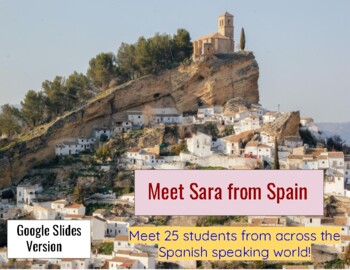 Preview of Spanish Speaking Country Study: Meet Sara from Spain (DIGITAL AND CLASSROOM)