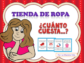 Preview of Spanish Speaking -¿Cuánto cuesta? ...Tienda de ropa