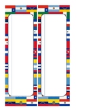 Spanish-Speaking Flags Name Plate