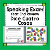 Spanish Speaking Game Final Review Dice 4 Cosas