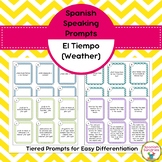Spanish Speaking Prompts - Weather (El Tiempo)