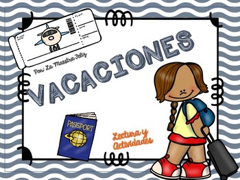 Preview of Spanish Speaking Reading Comprehension -De Vacaciones Cuento Corto