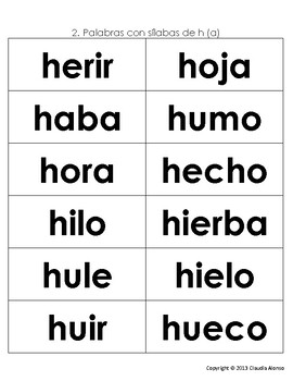 Spanish Spelling Words Lists Grade 1-2 (Year Round) by Claudia Alonso