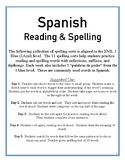 Spanish Spelling and Reading- aligned to ENIL 1 Azul