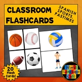 Spanish Sports Flashcards Hobbies Pastimes Deportes Pasatiempos