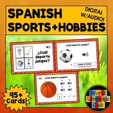 SPANISH SPORTS HOBBIES BOOM CARDS BUNDLE ⭐ Spanish Boom Ca
