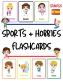 Spanish *Sports + Hobbies* Flashcards for Kids - Fun Spani