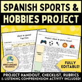Spanish Sports & Hobbies Unit Project - ¿Qué te gusta hacer?