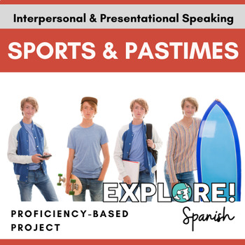 Preview of Spanish | Sports & Pastimes - Proficiency-Based Project (EDITABLE!)