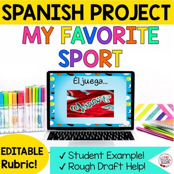 Preview of Spanish Sports Project | Spanish Deportes Proyecto | Spanish Jugar Activity